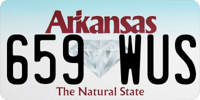 AR license plate 659WUS