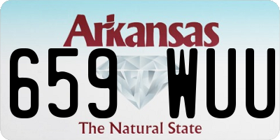 AR license plate 659WUU