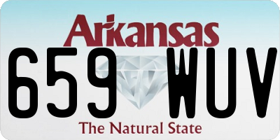 AR license plate 659WUV