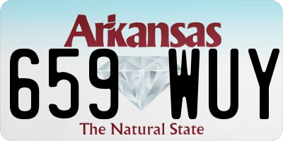 AR license plate 659WUY