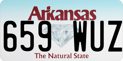 AR license plate 659WUZ