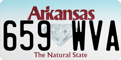 AR license plate 659WVA