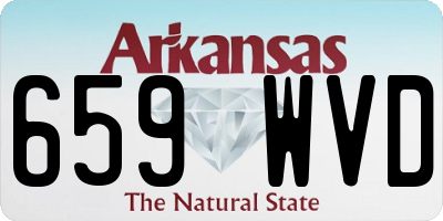 AR license plate 659WVD