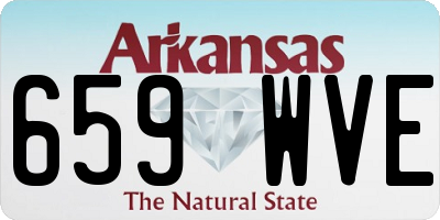 AR license plate 659WVE