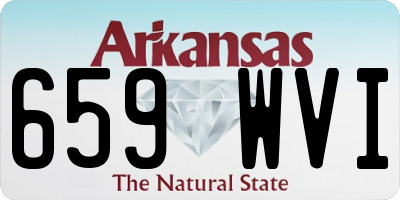 AR license plate 659WVI