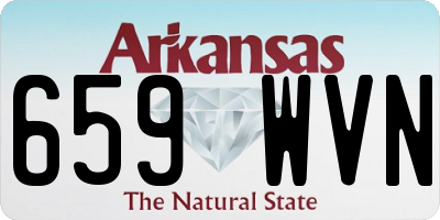 AR license plate 659WVN