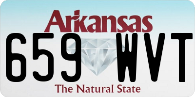 AR license plate 659WVT