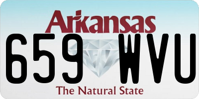 AR license plate 659WVU