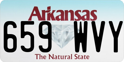 AR license plate 659WVY