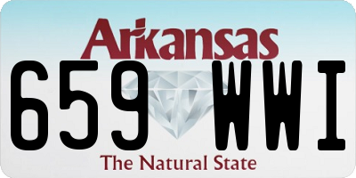 AR license plate 659WWI