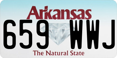 AR license plate 659WWJ