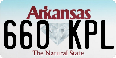 AR license plate 660KPL