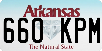 AR license plate 660KPM