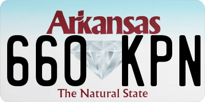 AR license plate 660KPN