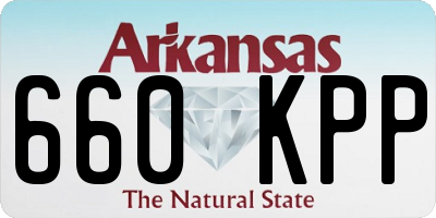 AR license plate 660KPP