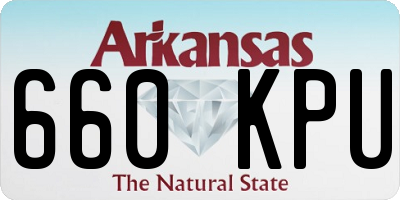 AR license plate 660KPU