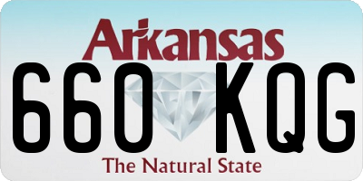 AR license plate 660KQG