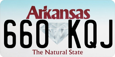 AR license plate 660KQJ