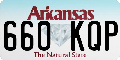 AR license plate 660KQP