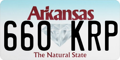 AR license plate 660KRP