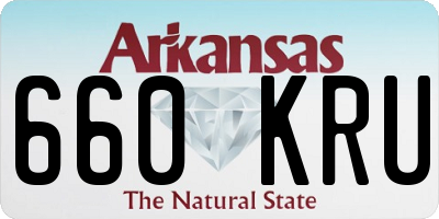 AR license plate 660KRU