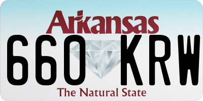 AR license plate 660KRW
