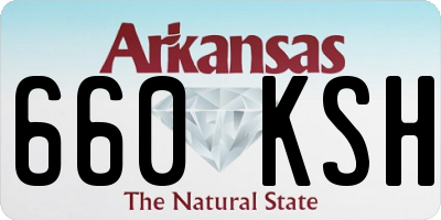 AR license plate 660KSH