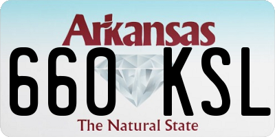 AR license plate 660KSL