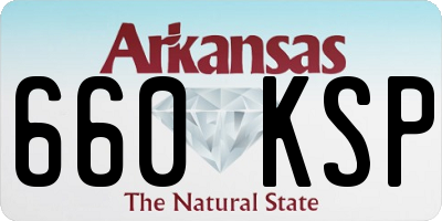 AR license plate 660KSP