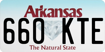 AR license plate 660KTE
