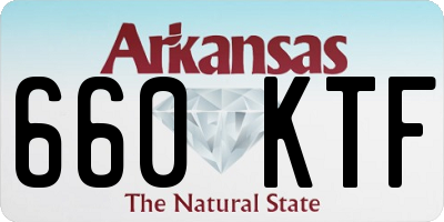 AR license plate 660KTF