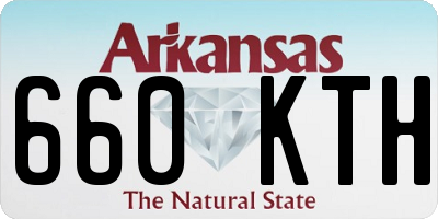 AR license plate 660KTH