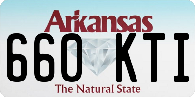 AR license plate 660KTI