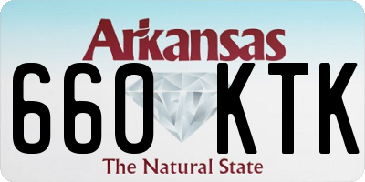 AR license plate 660KTK