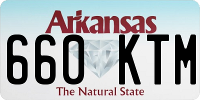 AR license plate 660KTM