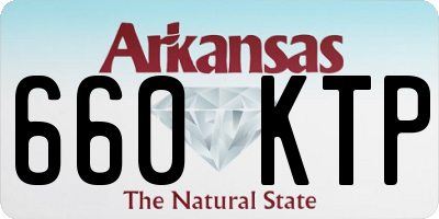 AR license plate 660KTP