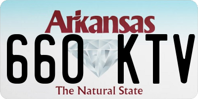 AR license plate 660KTV