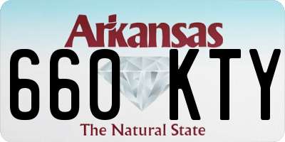 AR license plate 660KTY