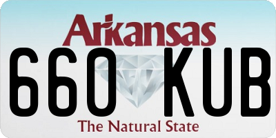 AR license plate 660KUB