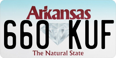 AR license plate 660KUF