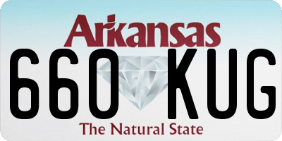 AR license plate 660KUG