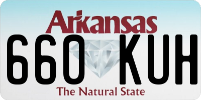 AR license plate 660KUH