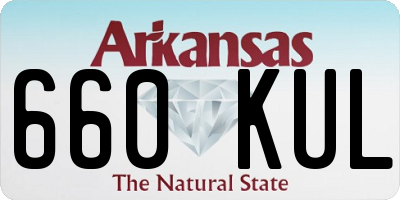AR license plate 660KUL