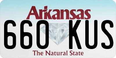 AR license plate 660KUS