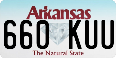 AR license plate 660KUU