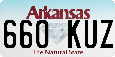 AR license plate 660KUZ