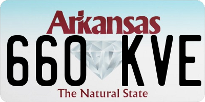 AR license plate 660KVE