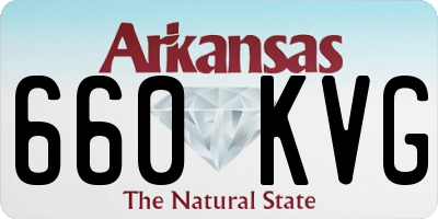 AR license plate 660KVG