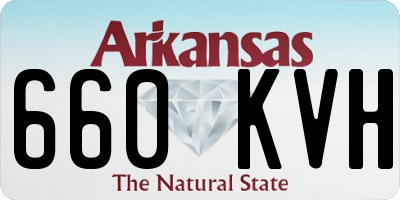 AR license plate 660KVH