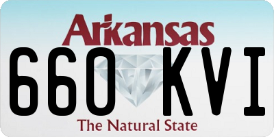 AR license plate 660KVI